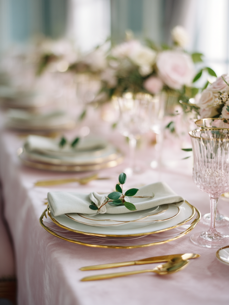 Baby in Bloom Table Setting