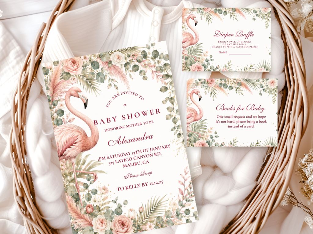 Pink Safari Baby Shower