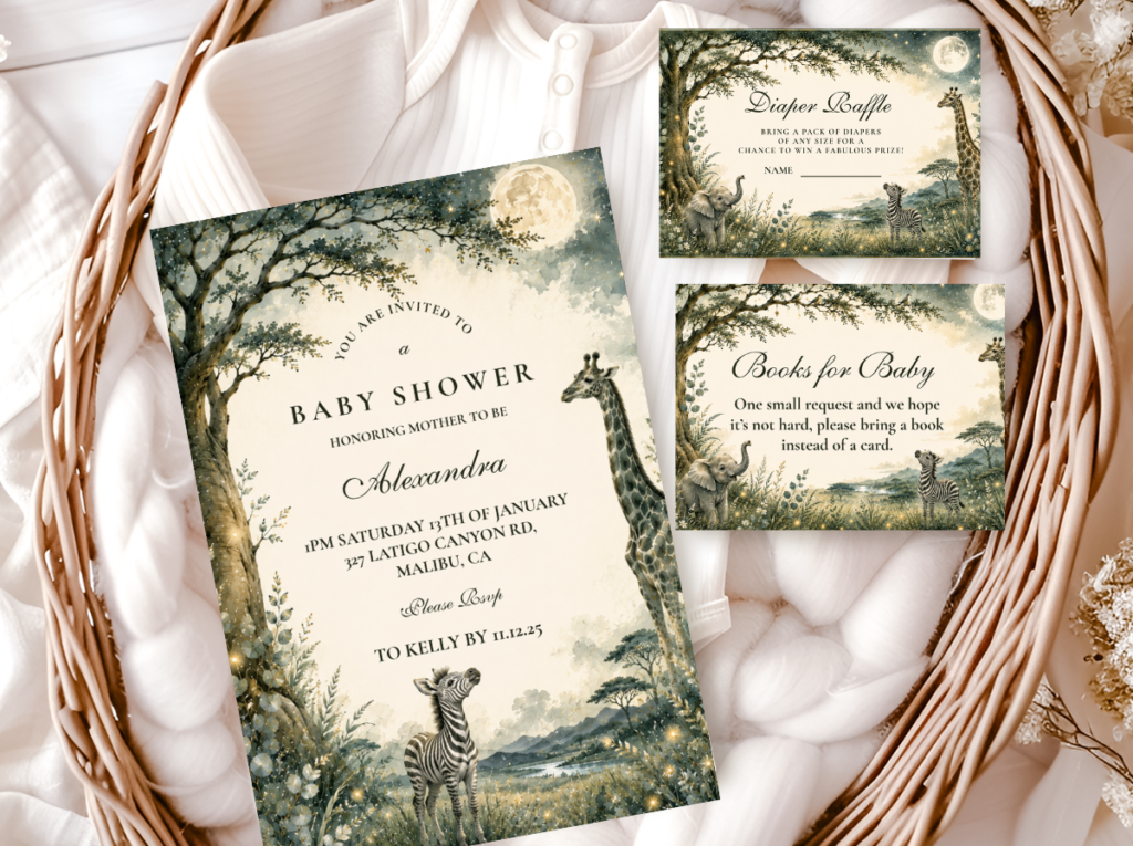 Boho Safari Baby Shower
