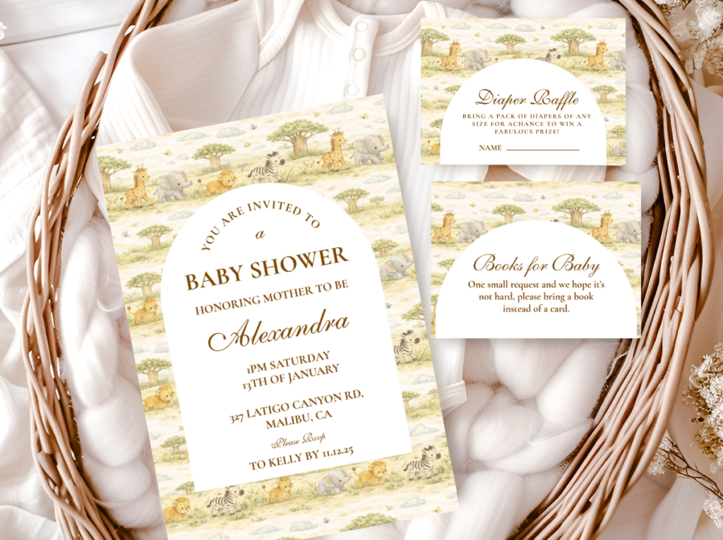Boho Safari Baby Shower