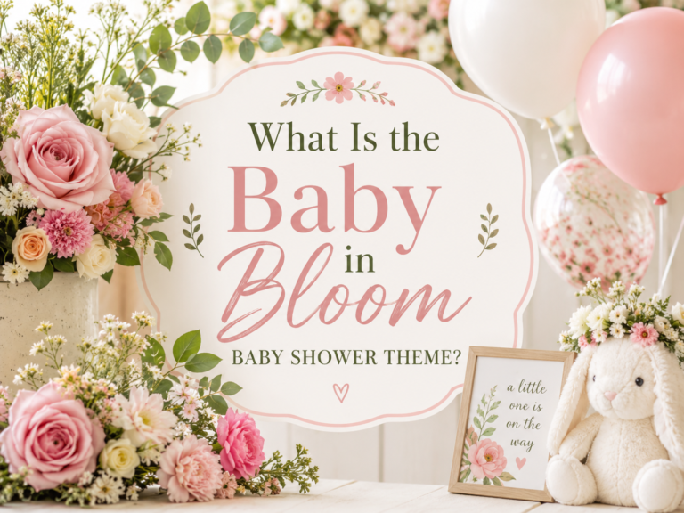 What Is the Baby in Bloom Baby Shower Theme?