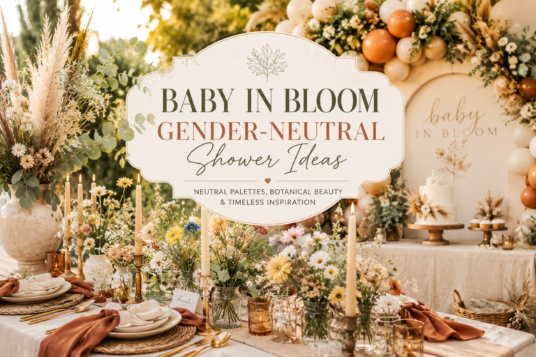 Baby in Bloom Gender-Neutral Shower Ideas