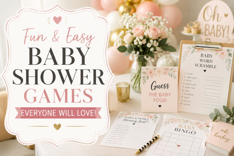 Fun & Easy Baby Shower Games Everyone Will Love
