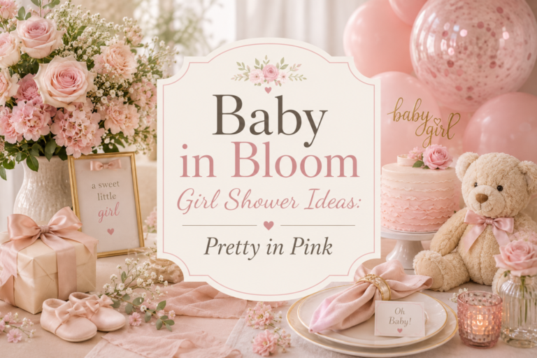 Baby in Bloom Girl Shower Ideas: Pretty in Pink