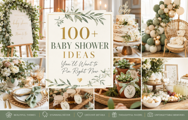 100+ Baby Shower Ideas You’ll Want to Pin Right Now