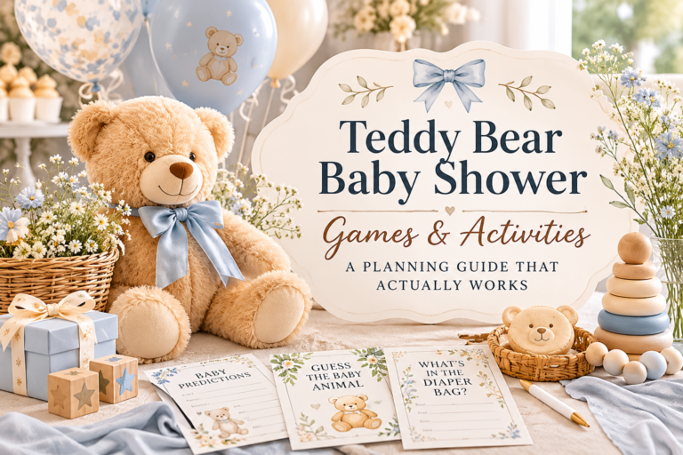 Teddy Bear Baby Shower Games & Activities: A Planning Guide That Actually Works