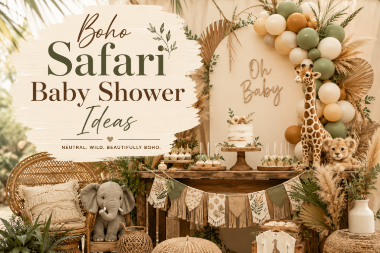 Boho Safari Baby Shower Ideas