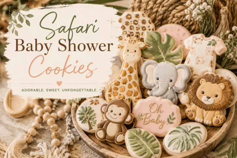 Safari Baby Shower Cookies