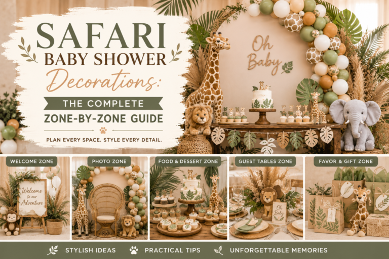 Safari Baby Shower Decorations: The Complete Zone-by-Zone Guide