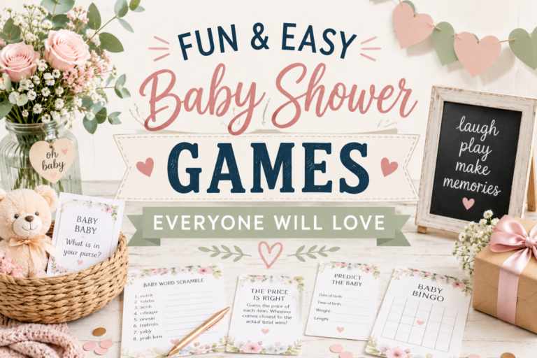 Fun & Easy Baby Shower Games Everyone Will Love