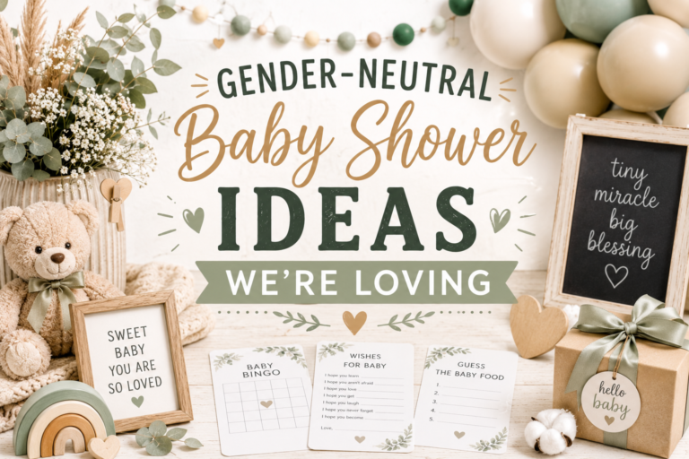 Gender-Neutral Baby Shower Ideas We’re Loving