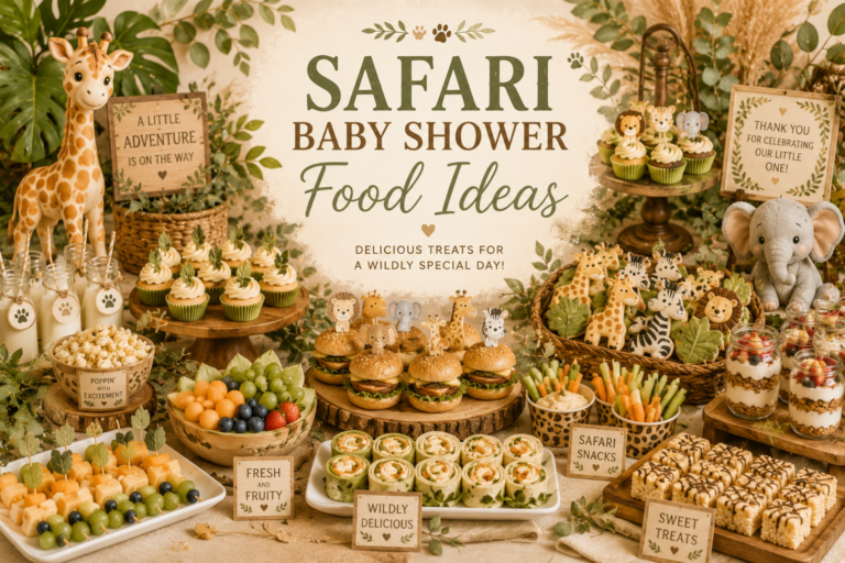 Safari Baby Shower Food Ideas
