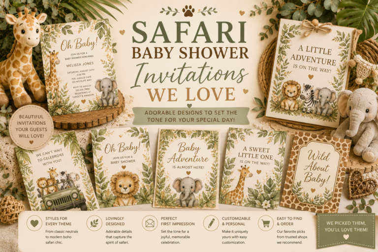 Safari Baby Shower Invitations We Love
