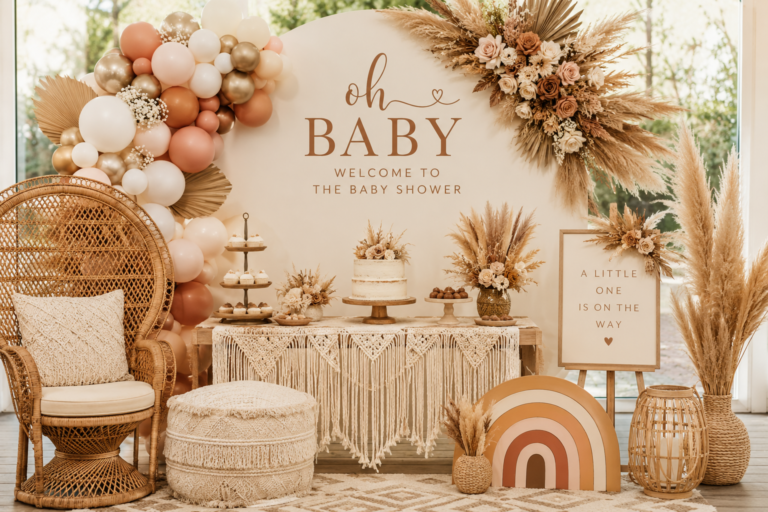 Boho Baby Shower Decorations