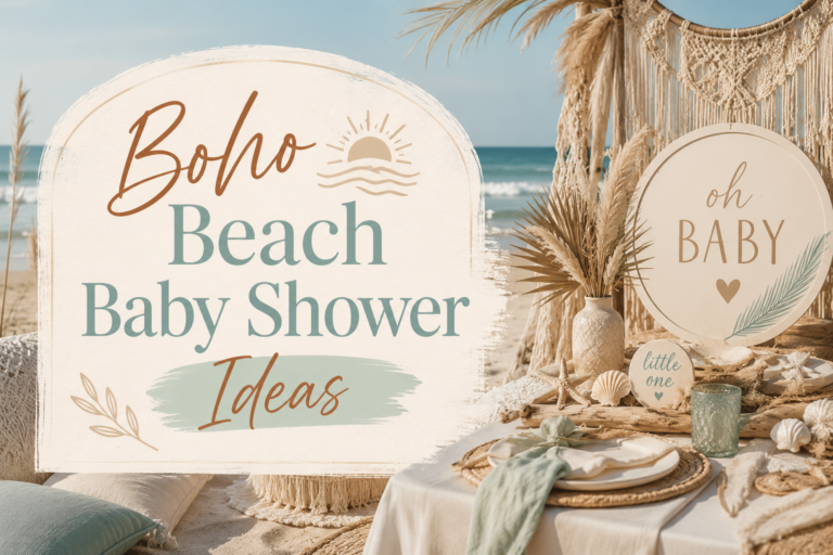 Boho Beach Baby Shower Ideas