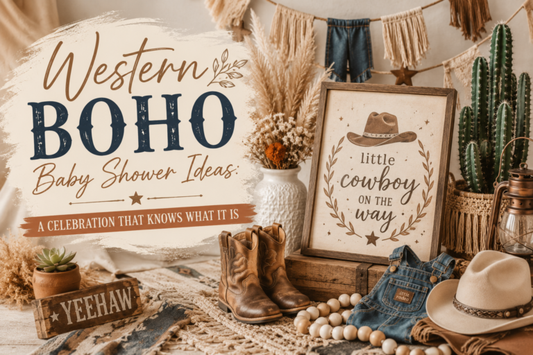 Western Boho Baby Shower Ideas: A Celebration That Knows What It Is