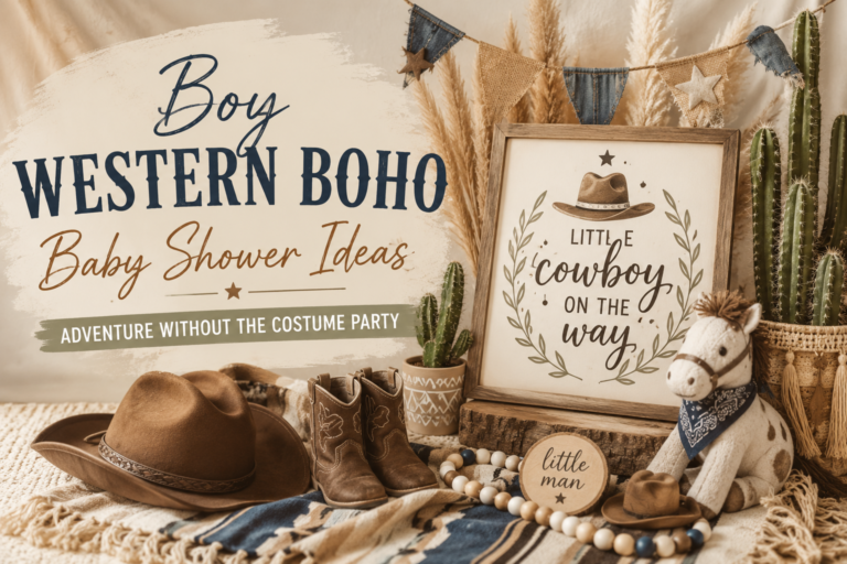 Boy Western Boho Baby Shower Ideas: Adventure Without the Costume Party