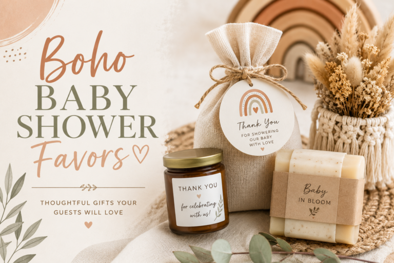 Boho Baby Shower Favors
