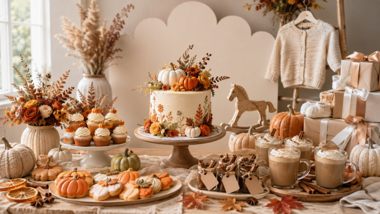 Pumpkin Spice Baby Shower Ideas