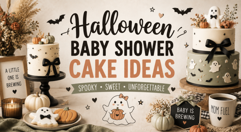 Halloween Baby Shower Cake Ideas