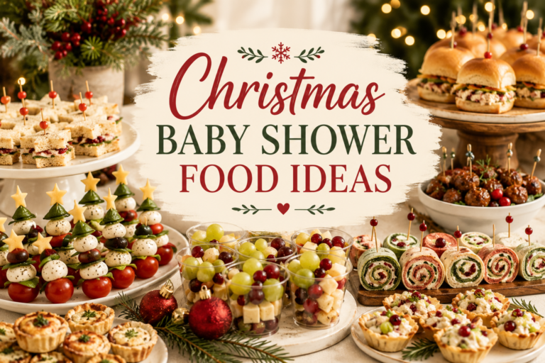 Christmas Baby Shower Food Ideas