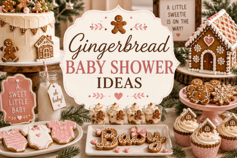 Gingerbread Baby Shower Ideas