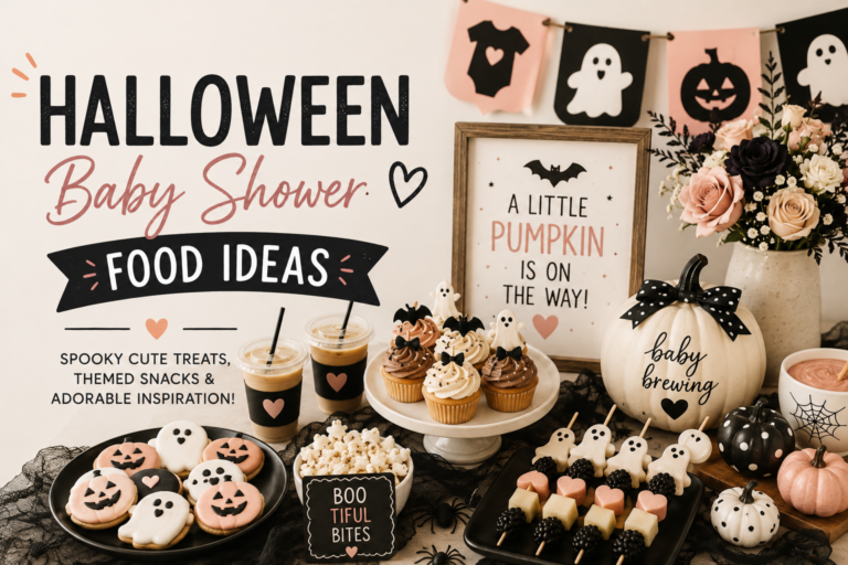 Halloween Baby Shower Food Ideas