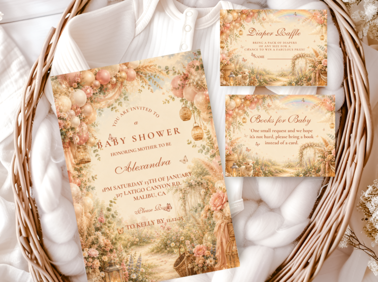 Boho Baby Shower Invitations We Love