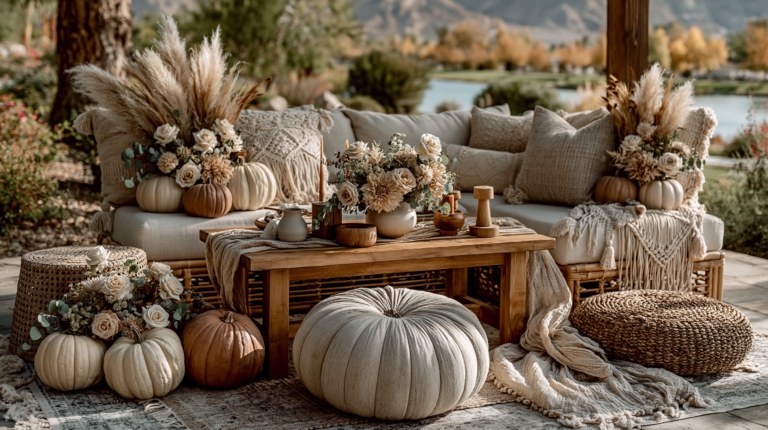 Boho Pumpkin Baby Shower Ideas