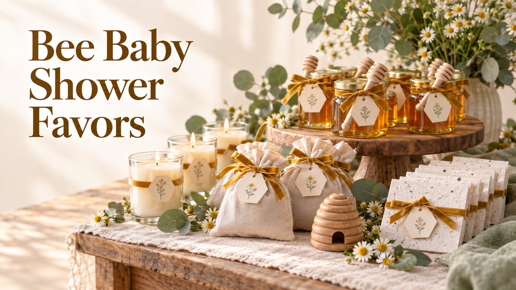 Bee Baby Shower Favors