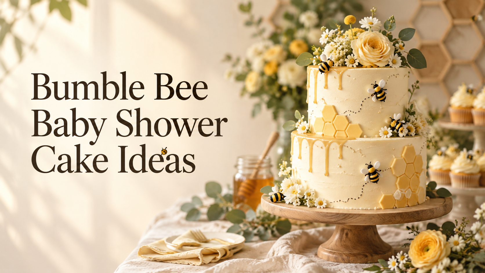 Bumble Bee Baby Shower Cake Ideas