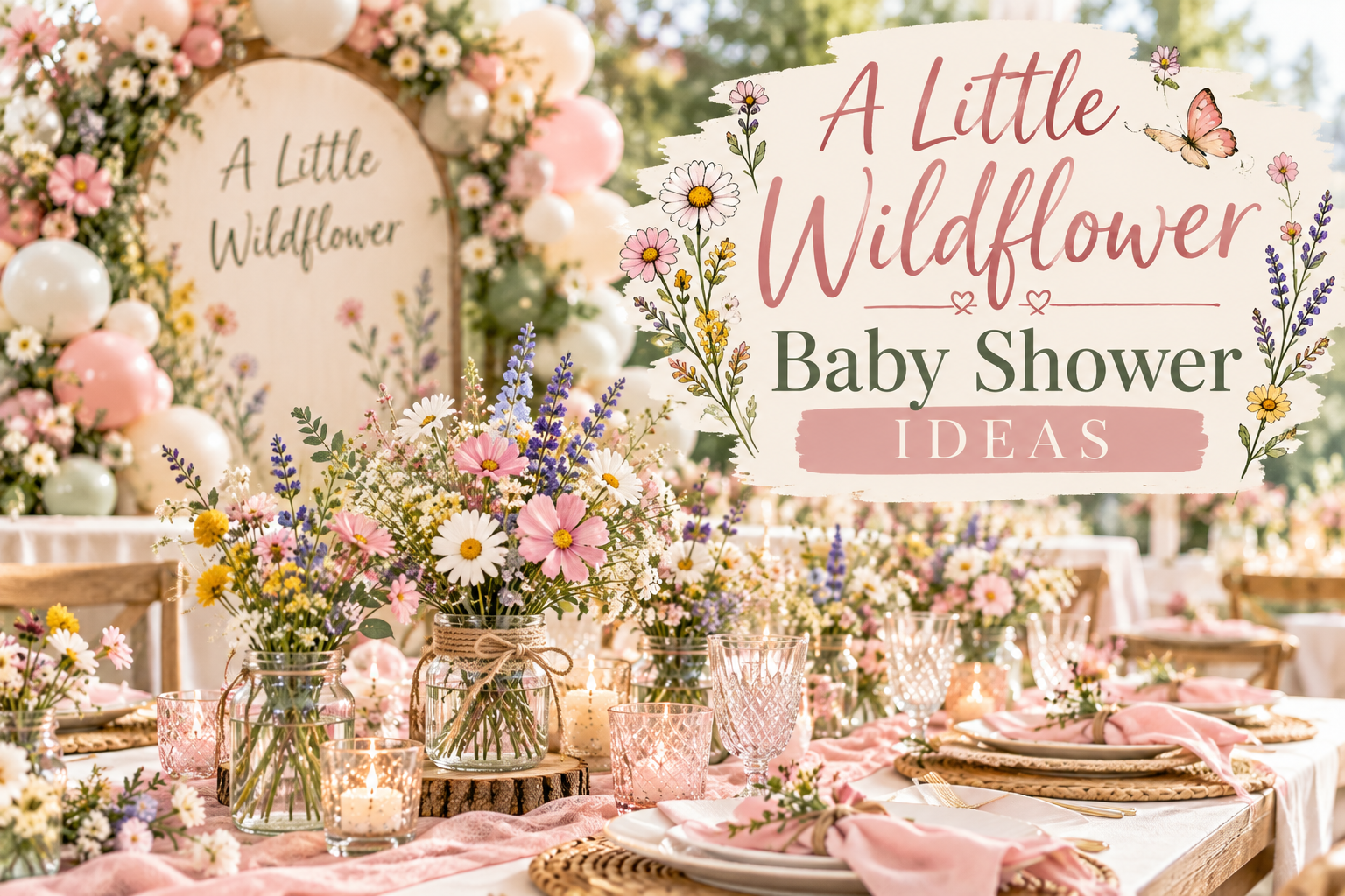 A Little Wildflower Baby Shower Ideas