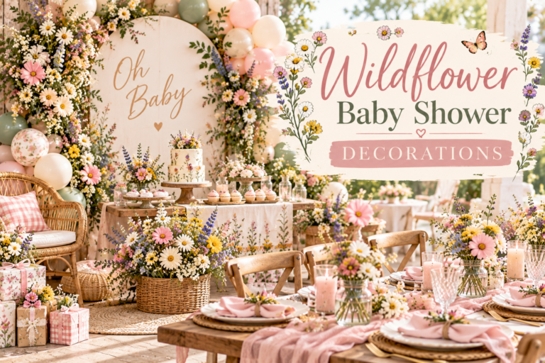 Wildflower Baby Shower Decorations